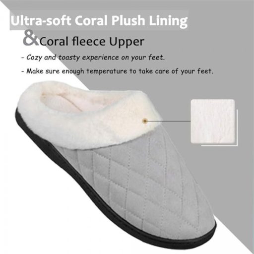 Ultraideas Memóriahabos Téli Mamusz – 38–39-es Méret, Meleg Benti Papucs