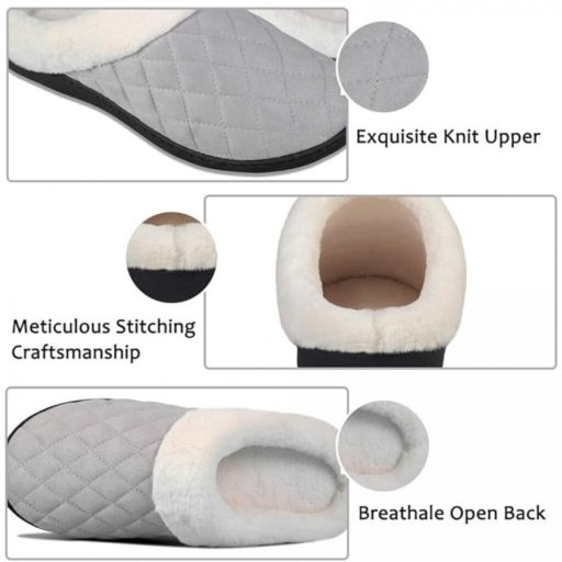 Ultraideas Memóriahabos Téli Mamusz – 38–39-es Méret, Meleg Benti Papucs