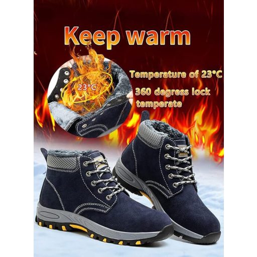 SROTER Acélbetétes Bakancs 45 (kék)