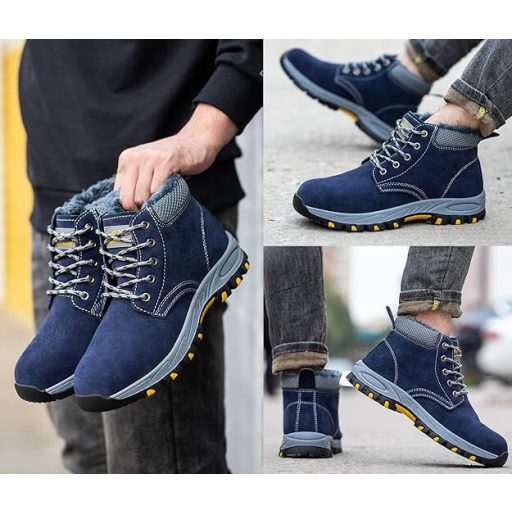 SROTER Acélbetétes Bakancs 45 (kék)